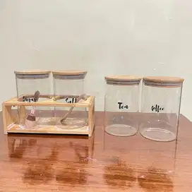 Jar Tempat Penyimpanan Kopi Gula Teh Garam