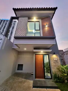 Ahd.Rumah Strategis 2 Lantai Nempel Kampus UI Depok Harga mulai 1.124M