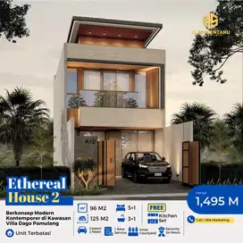 S738.Rumah 2lantai Modern Kontemporer di Vila Dago Pamulang Tangsel