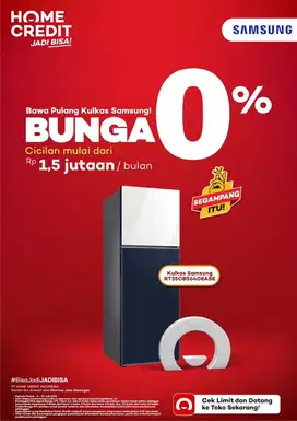 Segampang itu cicilan kulkas 2 pintu samsung promo bebas 1x cicilan