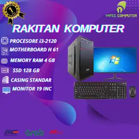 KOMPUTER PC RAKITAN I3 GEN 2 FULLSET