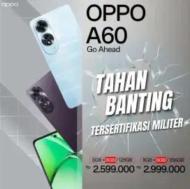 Promo OPPO a60 ram 16 , 45watt , tahan banting