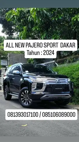 ALL NEW PAJERO SPORT  DAKAR
Tahun : 2024,km 10 ribuan,plat ad