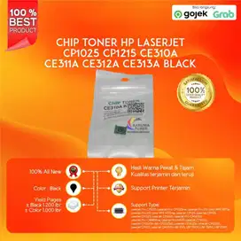 CHIP CP1025 BLACK [CE310A] FOR USE IN LASERJET CP1025 Berkualitas