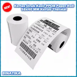 Kertas Struk Kasir PPOB Paper Roll 58x40 MM Kertas Thermal 58mm