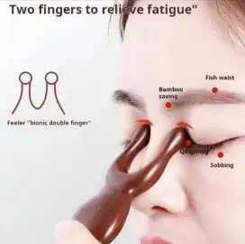 Alat Pijat Wajah Hidung Kepala Kayu Massage Tool