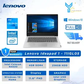 Lenovo Ideapad 1 [111iGL05] Celeron - N4020/4GB/256GB/11,6 HD/Windows