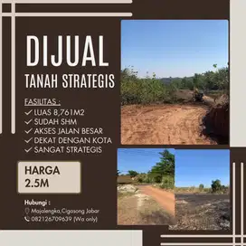 Jual Tanah murah Strategis