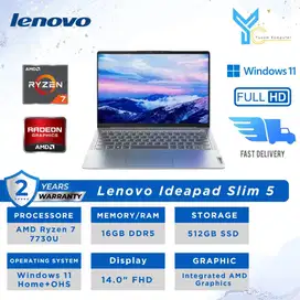 Lenovo Ideapad Slim 5 AMD Ryz 7 - 7730U/16GB/512GB/14,0 HD/Windows 11