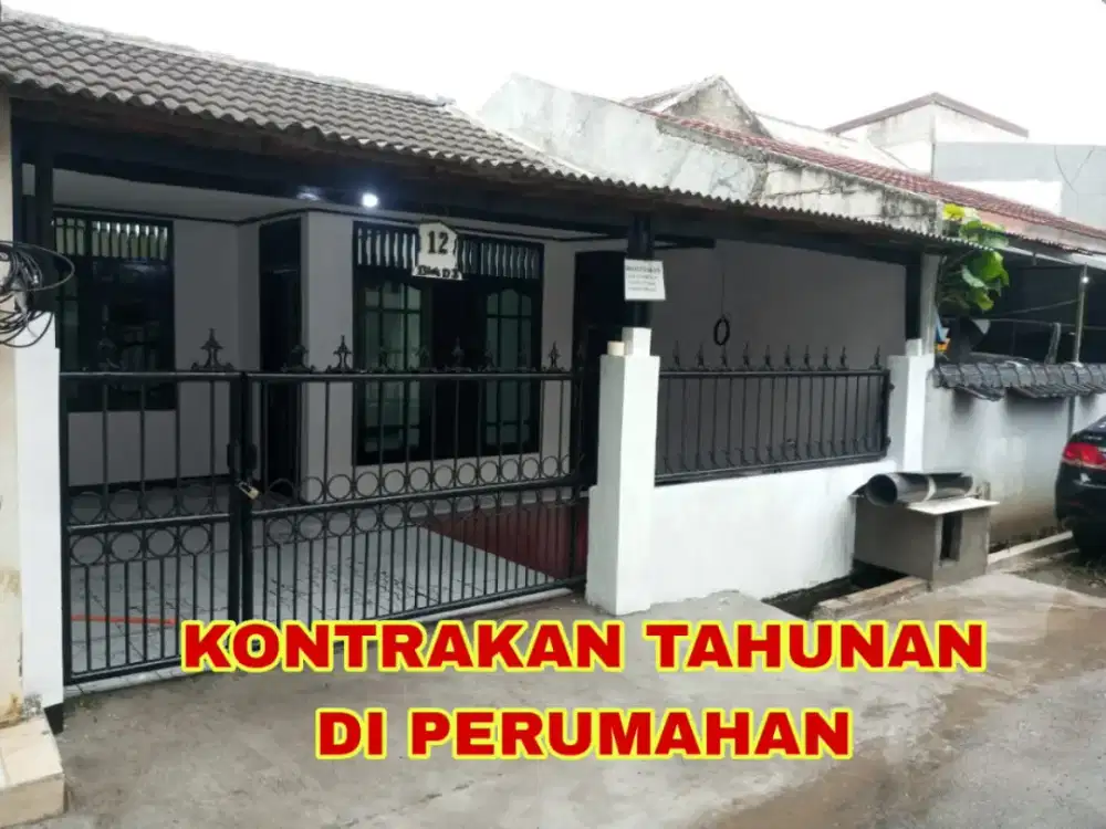 Kontrakan Rumah Tahunan di Perumahan