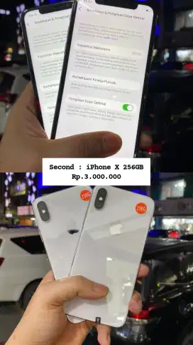 iPhone X 256GB Silver