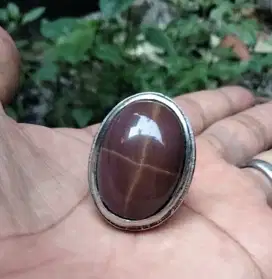 Batu jasper tapak jalak urat emas