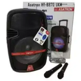 Portabel 12 in+2mic wireless, mantap