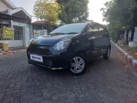 DP RINGAN Daihatsu Ayla 1.0 M Bensin-MT 2017 Hitam LBI