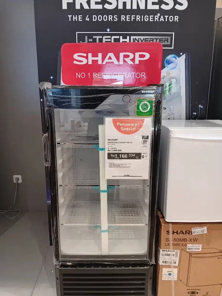 Ready SHARP SHOWCASE COOLER 150L