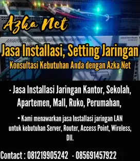 Jasa Instalasi, Setting Jaringan Networking