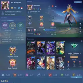 Akun Mobile Legend dari 2017 MURAAHH!!