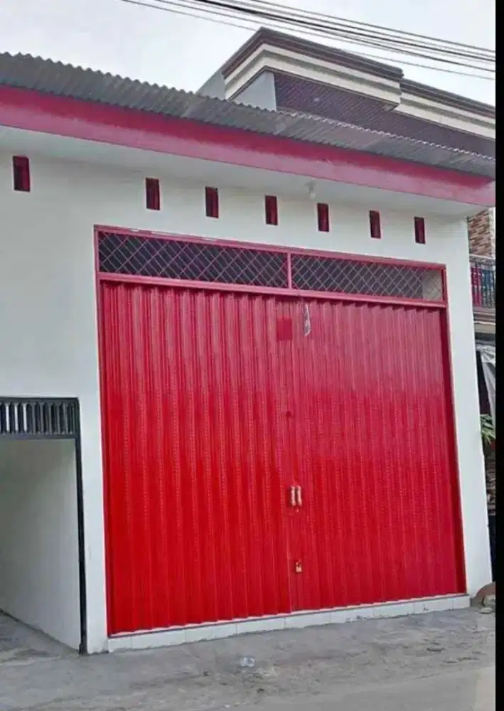 Folding gate rolling door