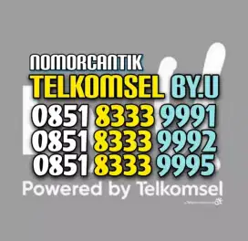 (bisa COD) nomor cantik kartu TELKOMSEL by.U byU 333 999