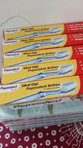 Pepsodent +sikat gigi sepaket bisa COD