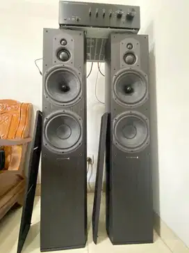 Speaker Wharfedale Diamond 9.6 & Amplifier Yamaha AS 501, MULUS!!