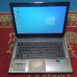 Laptop Lenovo Z480 Prosesor Core i7 Gen 3 Ram 8GB SSD 128GB Dual VGa