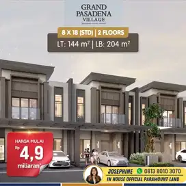 RUMAH PASADENA VILLAGE GADING SERPONG 2 lantai MODERN