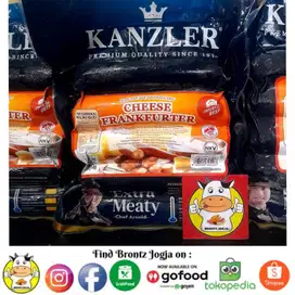 KANZLER CHEESE FRANKFURTER 360GR - FROZEN FOOD - BRONTZ JOGJA