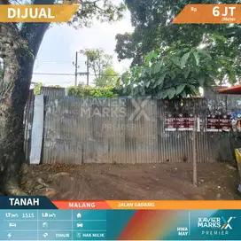 Dijual Tanah Nol Jalan Gadang Malang Strategis Siap Bangun