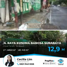 DIJUAL CEPAT & MURAH JL RAYA KUSUMA BANGSA SURABAYA