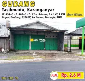 Dijual Gudang  Tasikmadu, Karanganyar