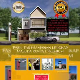 Jual RUKOST PREMIUM IPB - 10 KT & 10 KM +Furnish, LT. 91M² Income 15jt