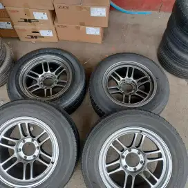 Velg Enkei rpt1 ring 18x9 6x139,7 ban 265/60 R18 Fortuner pajero dll