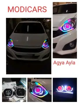 Biled headlamp Agya Ayla calya Sigra SM pasang sejadetabek