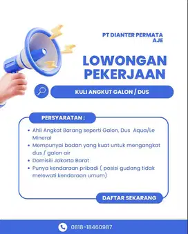 Lowongan Kuli Angkut