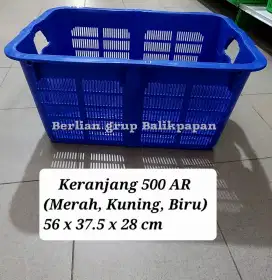 COD (Keranjang industri krat plastik no 500 merk AR