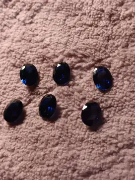 Batu Sircon Blue Saphire Size 6 x 8 mm