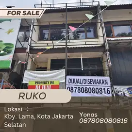 DIJUAL RUKO 3 LANTAI, JAKARTA SELATAN