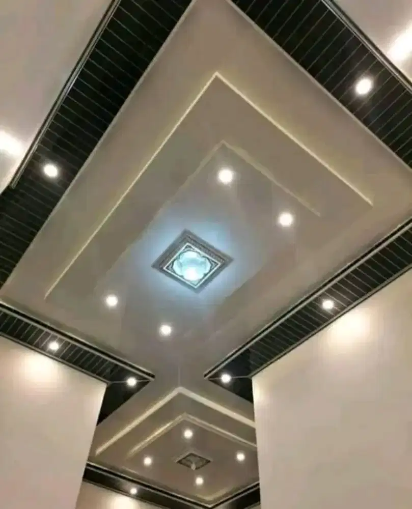 Plafon PVC terpasang