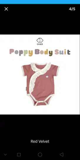 Jumper Crucil warna red Velvet