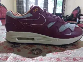 Sepatu Nike Air Max 1 x Patta Waves Rush Maroon