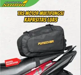 Tas Box Motor Touring Side Tank Bag Jok Pannier Tailbag Shark Funcover