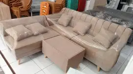 Sofa L retro salur