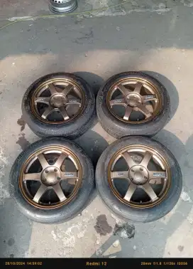 Velg TE37 r17 5x114.3 lbr8 et38 sepaket ban
