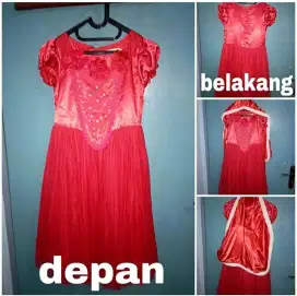 Dress Samgami Anak Red