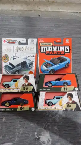 Matchbox moving parts harry potter porsche 911 carrera honda s2000