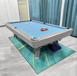 Billiard biliard bilyar pool table 9ft 9feet Ori Batu Slate Hitam Lay