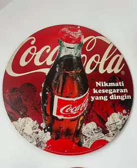 Coca cola reklame authentic diameter 50cm