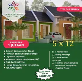 Rumah Subsidi Pasuruan Dewe Residence DP 0 Persen