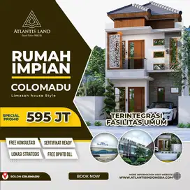 [ Rumah Modern Murah di area AURI Colomadu Sertifikat Ready DP 200 J ]